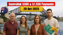 Centrelink Payments $380 & $1,550 Scheduled for 20 Oct 2025 – Check If Your Name Is on the List