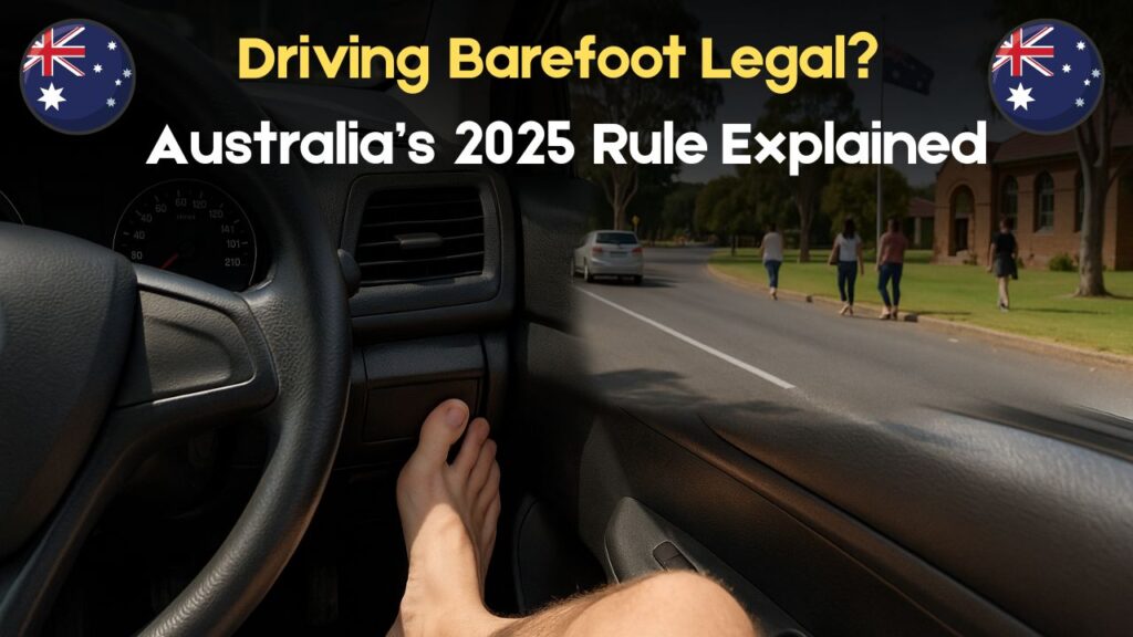 Driving Barefoot in Australia