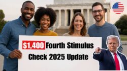 $1,400 Fourth Stimulus Check 2025: Payment Dates, Deposit Schedule and Eligibility Revealed