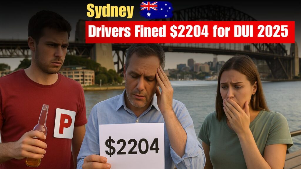 Sydney Drunk Driving Fine 2025